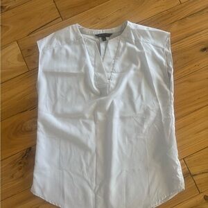 Banana Republic Grey V-Neck Blouse